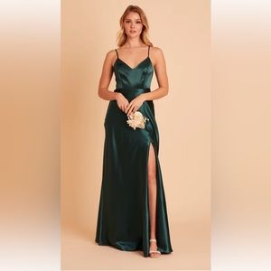 Birdy Grey Jay Dress Satin Emerald